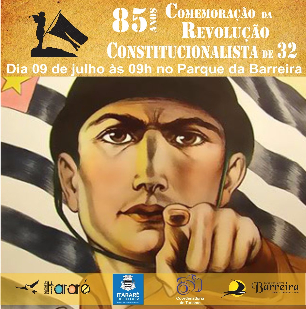 Prefeitura de Itararé (SP) promove evento em comemoração à Revolução Constitucionalista de 1932