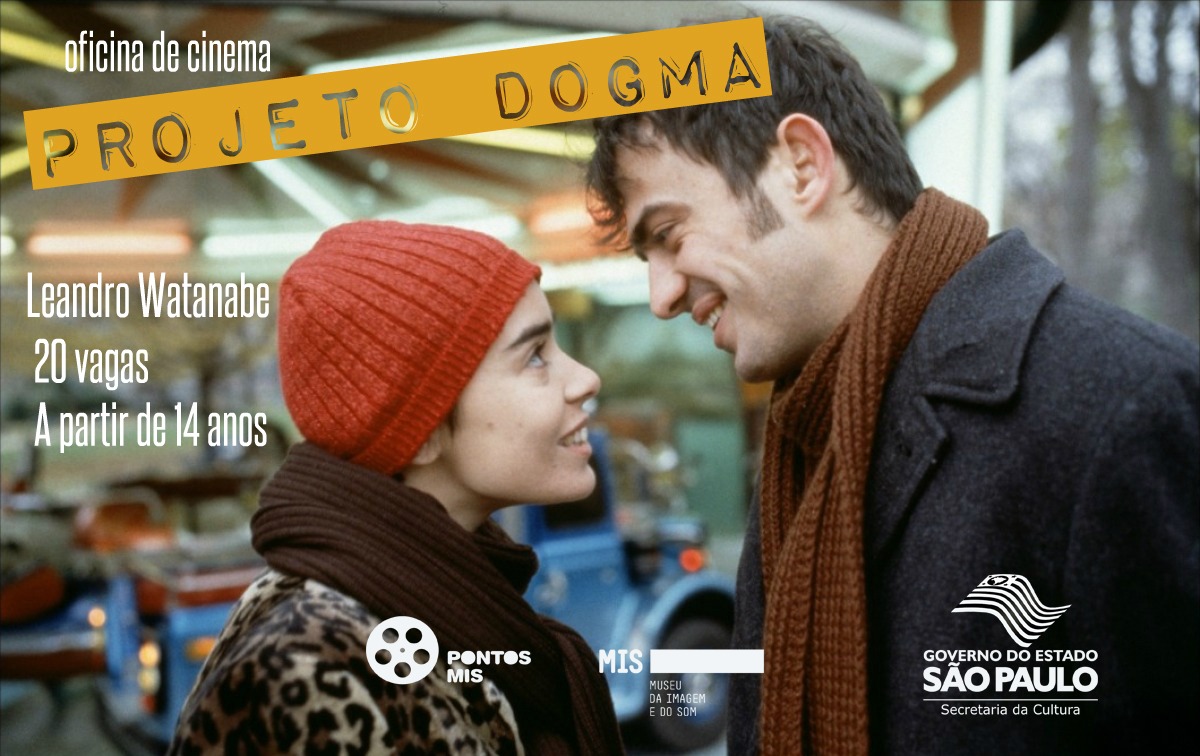 Abertas as inscrições para oficina de cinema ‘Projeto Dogma’