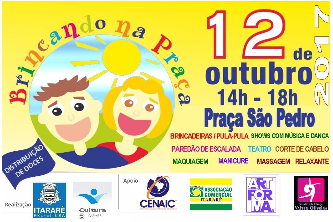 Prefeitura de Itararé (SP) promove tarde de entretenimento às crianças nesta quinta-feira (12)