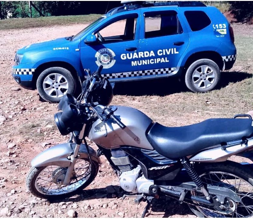 GCM de Itararé (SP) recupera moto furtada