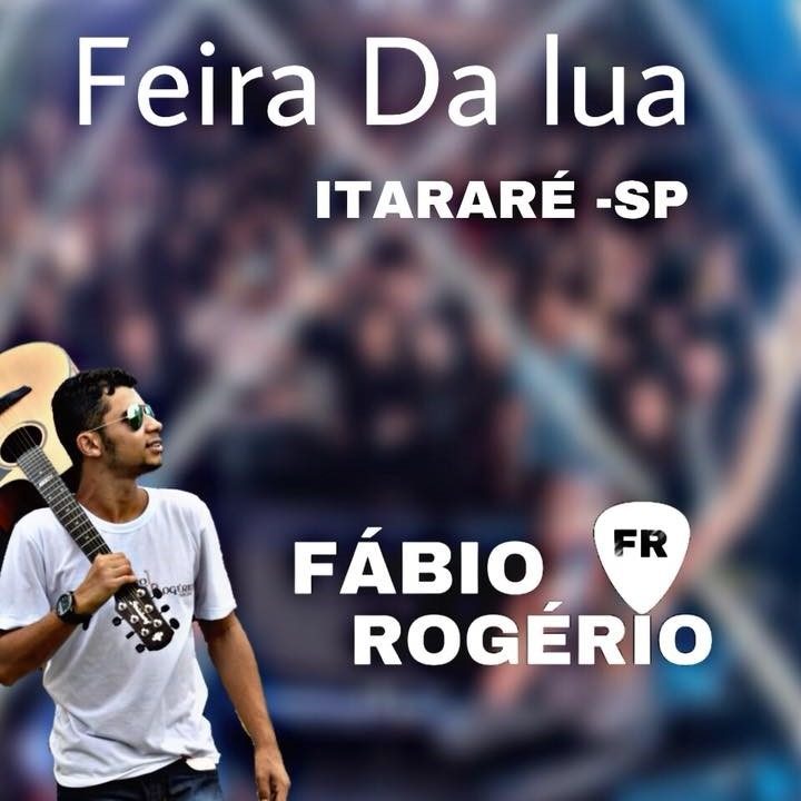 Quarta-feira (15) tem Fábio Rogério na Feira da Lua em Itararé (SP)