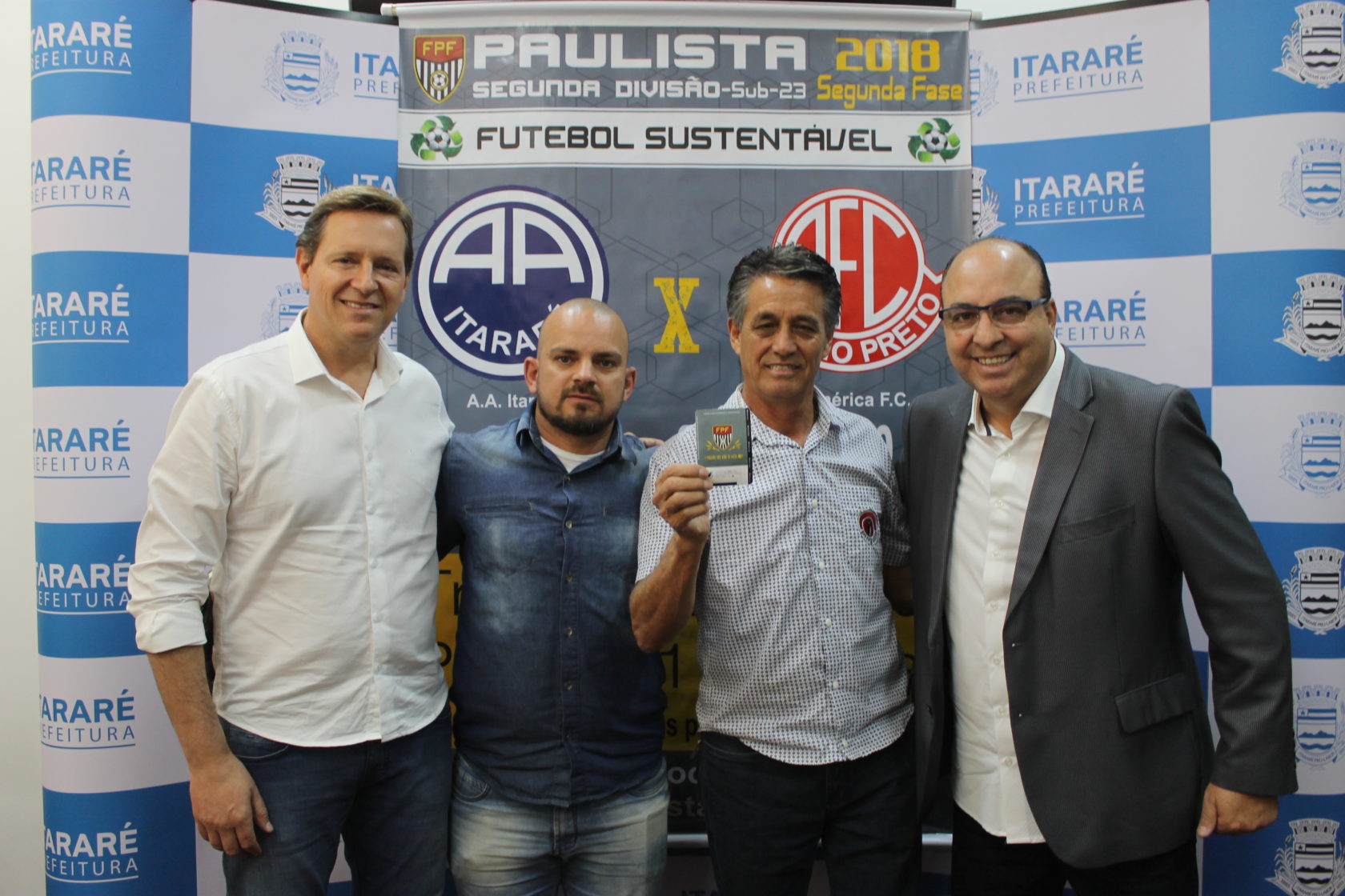 Em parceria com a FPF, prefeito de Itararé (SP) lança projeto ‘Futebol Sustentável’