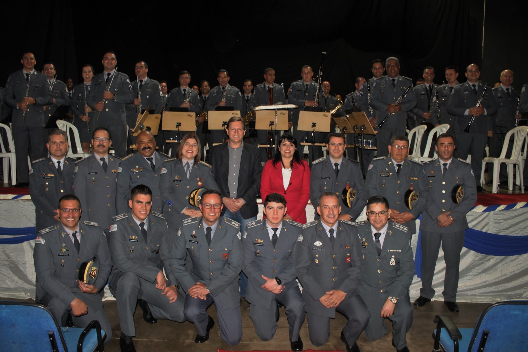 Itararé (SP) 125 anos: No aniversário da cidade, Banda Sinfônica da Polícia Militar lota Teatro Municipal
