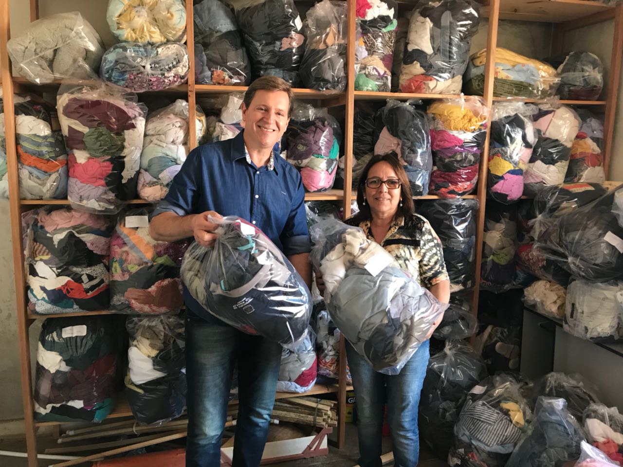 Prefeitura de Itararé (SP) e Fundo Social da Solidariedade arrecadam mais de 20 mil peças de roupa para Campanha do Agasalho 2018