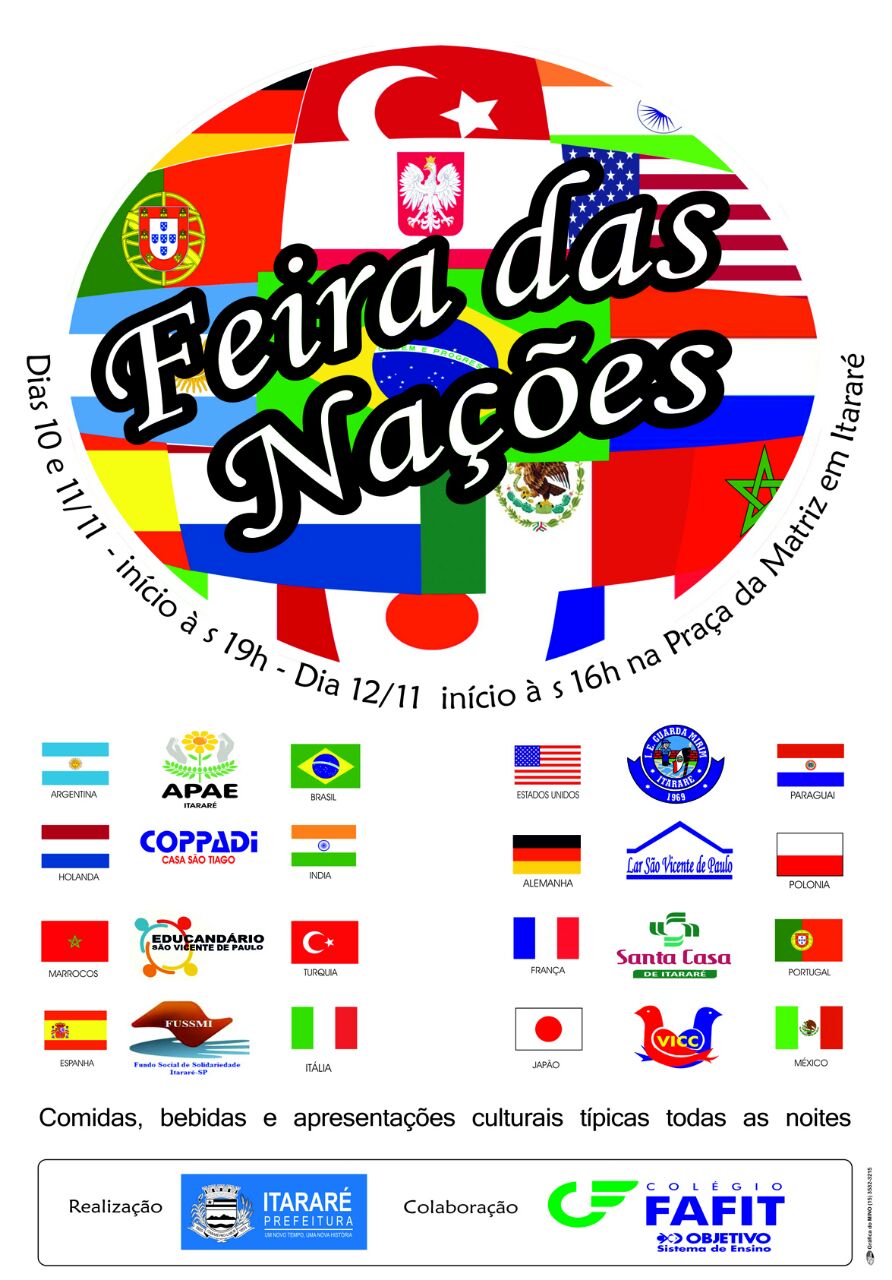 Feira das Nações acontece a partir desta sexta-feira (10) em Itararé (SP)