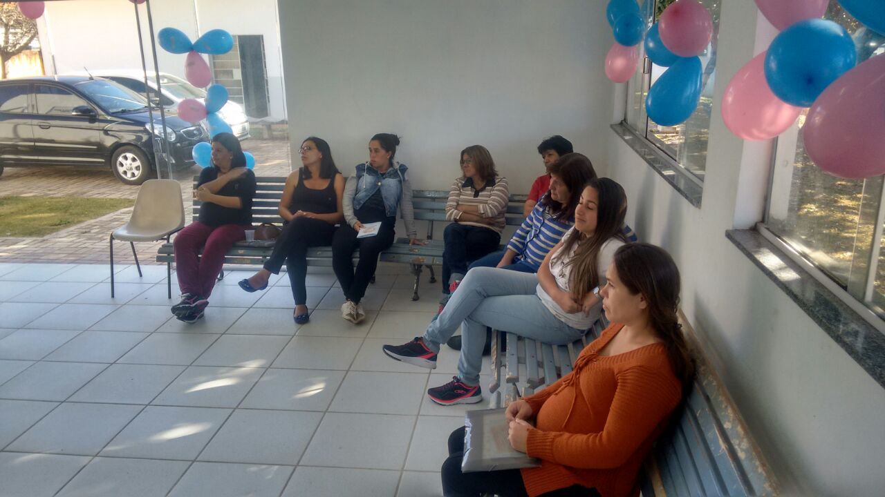 Gestantes da Vila Santa Terezinha em Itararé participam de encontro em unidade de saúde