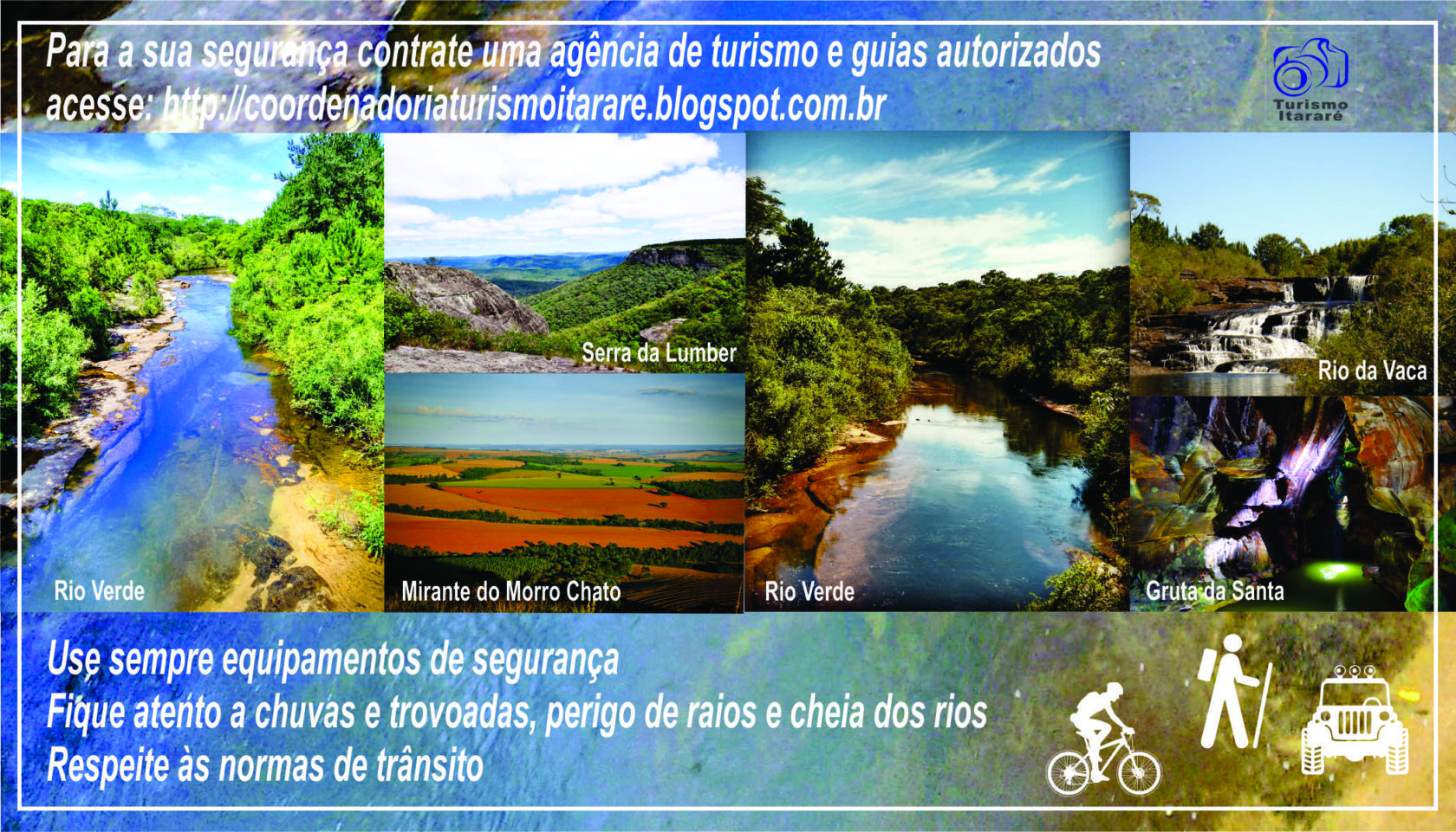 Turismo de Itararé (SP) disponibiliza roteiro de atrativos para aproveitar o verão