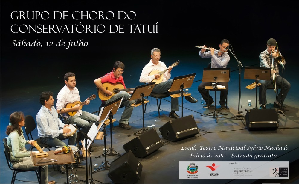 Grupo de Choro do Conservatório de Tatuí realiza apresentação inédita em Itararé