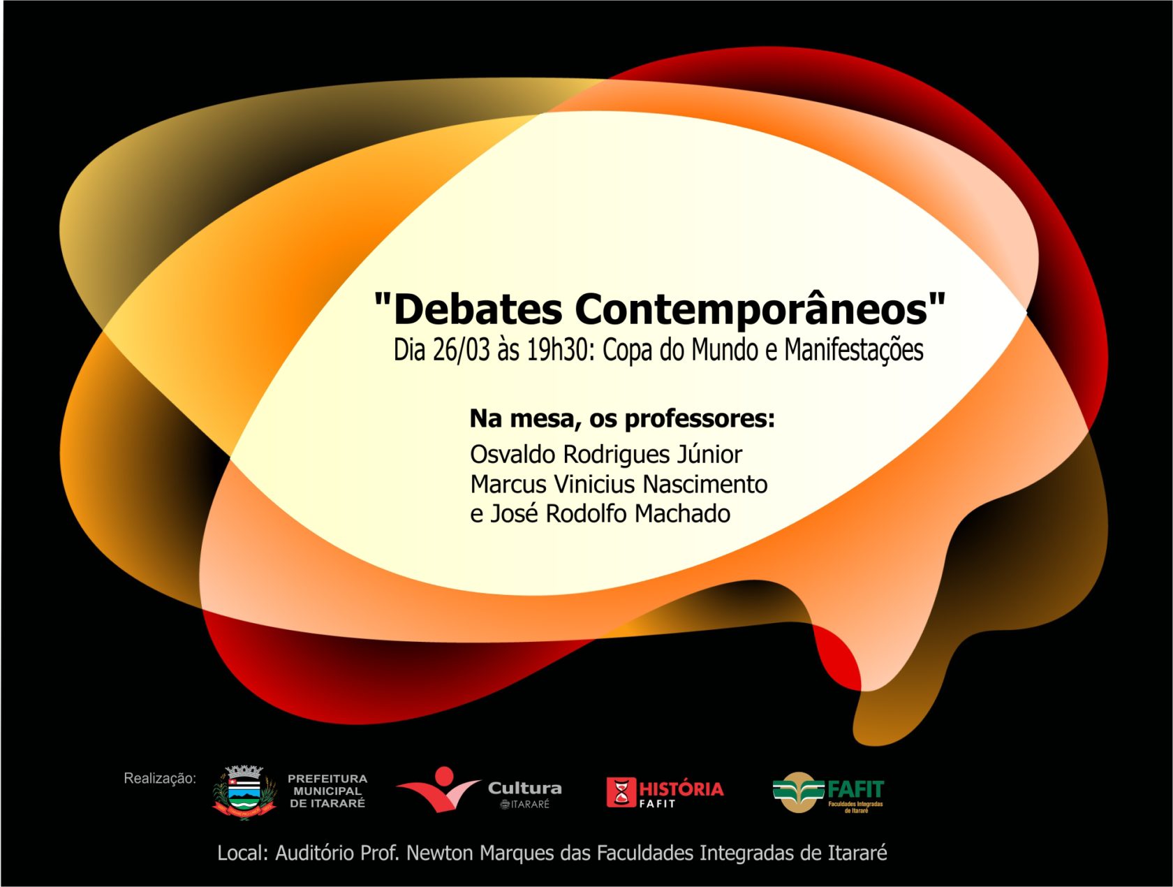 Segunda sessão dos “Debates Contemporâneos” será dedicada à Copa do Mundo e às Manifestações