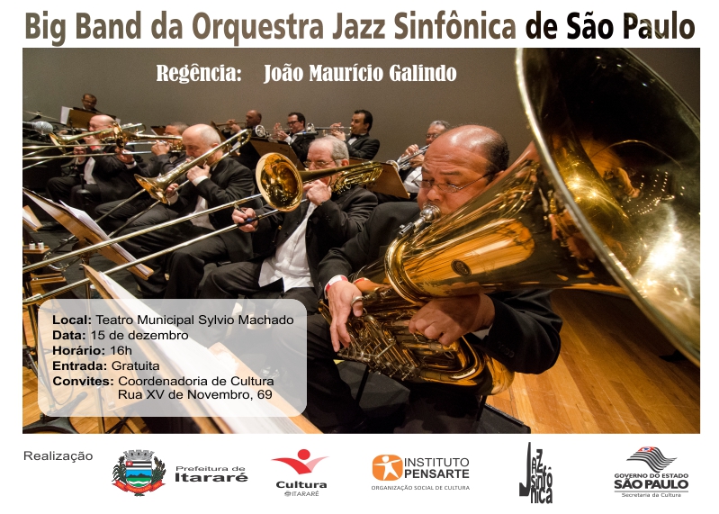 Orquestra Jazz Sinfônica de São Paulo pela primeira vez em Itararé!