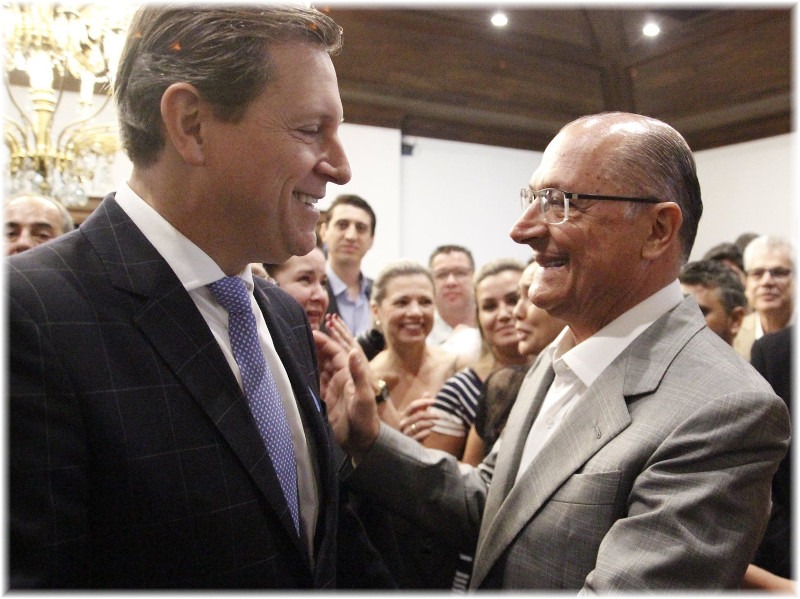 Prefeito de Itararé, Heliton do Valle, participa de reunião no Palácio dos Bandeirantes com Geraldo Alckmin