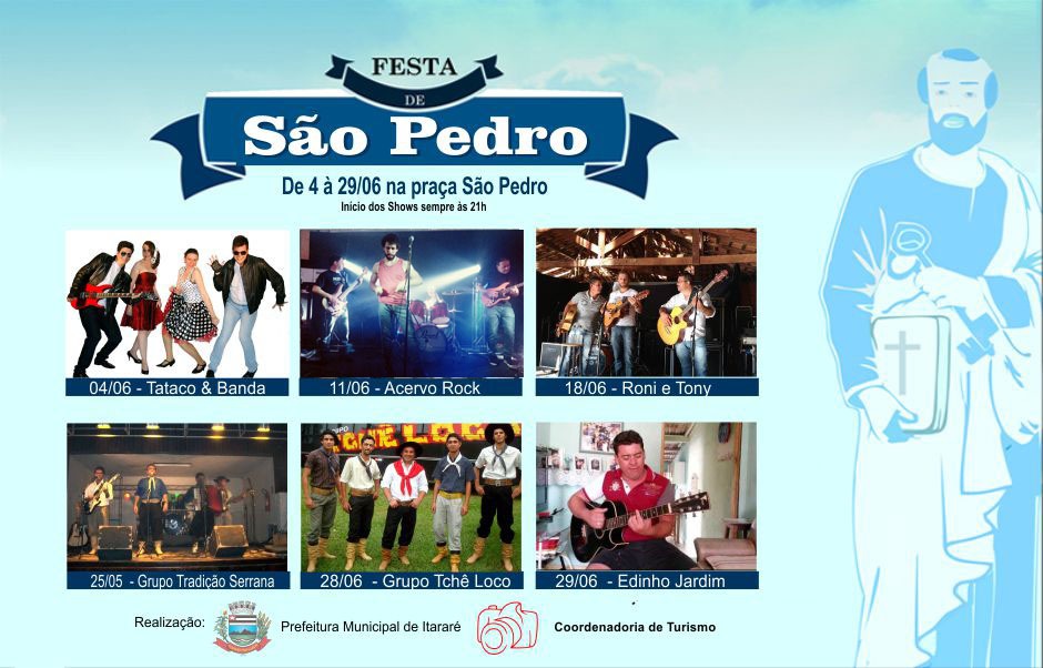 Vem aí, a tradicional Festa de São Pedro em Itararé!