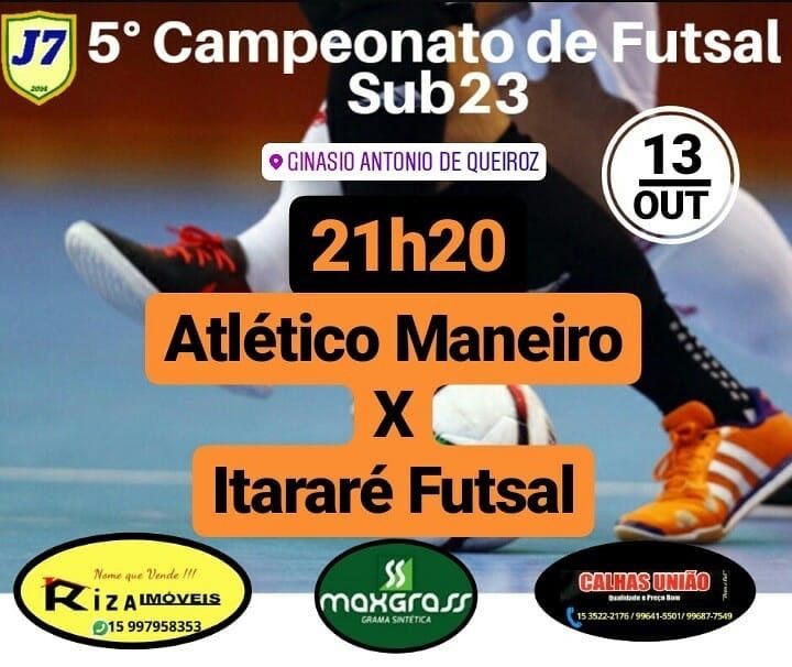 Itararé (SP) busca primeira vitória no 5° Campeonato de Futsal sub-23