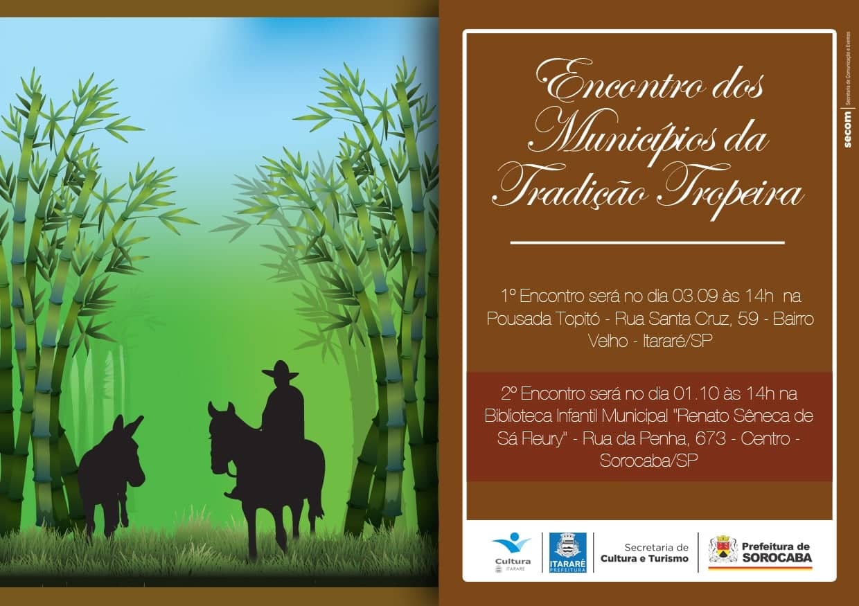 Cultura de Itararé (SP) promove 1º Encontro dos Municípios da Tradição Tropeira