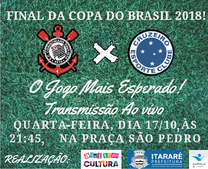 Prefeitura de Itararé (SP) disponibilizará telão para exibir a final da Copa do Brasil