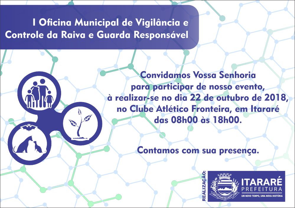 Inscrições para 1ª Oficina de Vigilância e Controle de Raiva se encerram nesta quinta-feira (11) em Itararé (SP)