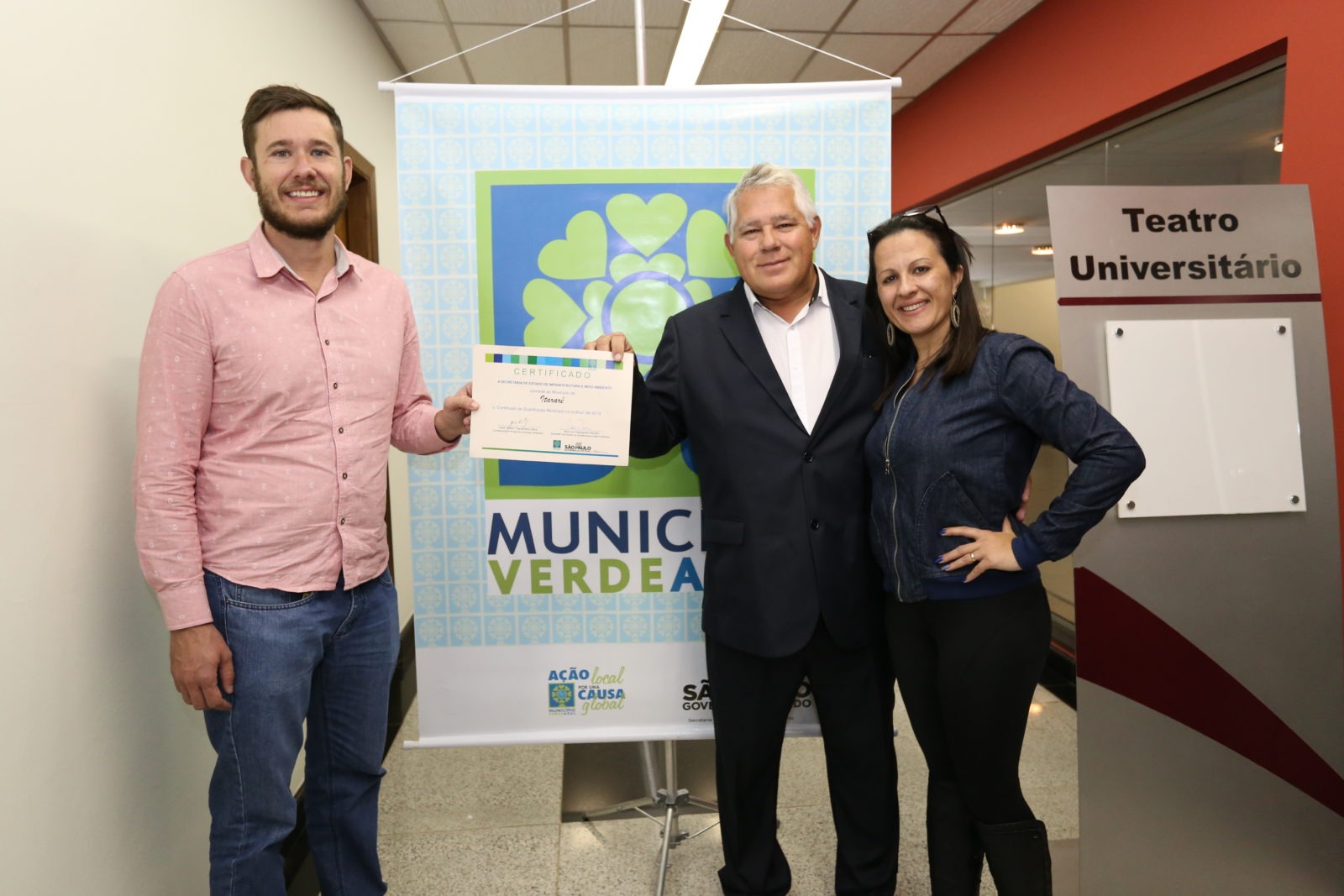 Pelo terceiro ano consecutivo, Prefeitura de Itararé (SP) recebe certificado de qualificação do programa ‘Município VerdeAzul’
