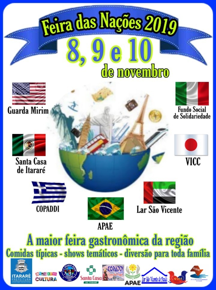 Feira das Nações começa nesta sexta-feira (08) em Itararé (SP)