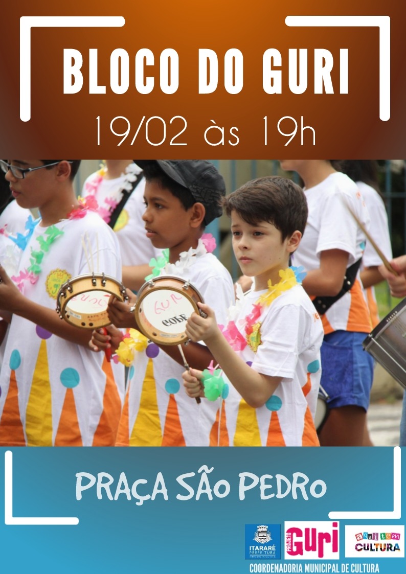 ‘Bloco do Guri’ realiza grito de Carnaval nesta quarta-feira (19) em Itararé (SP)