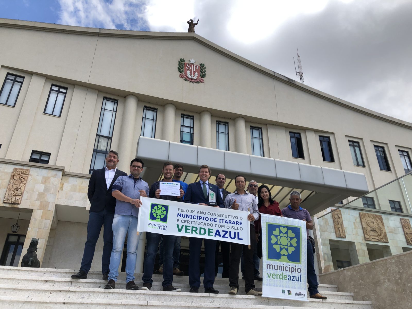 Pelo terceiro ano consecutivo, Itararé (SP) recebe selo Município VerdeAzul