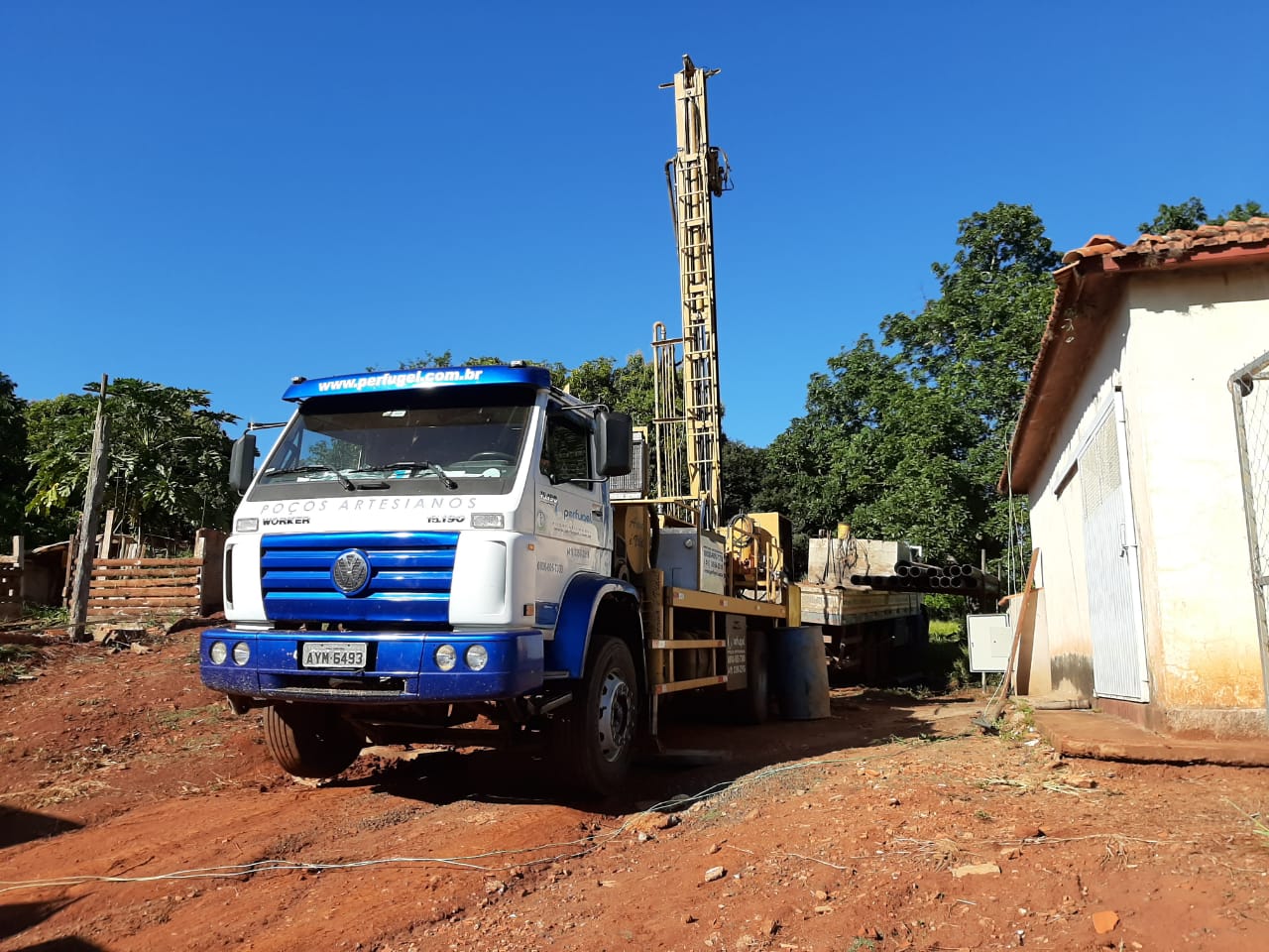 Prefeitura de Itararé (SP) realiza manutenção em poço artesiano