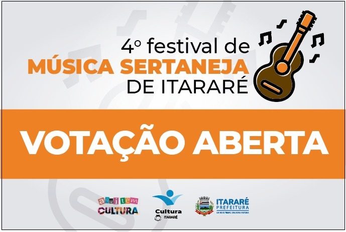 Aberta a votação do 4º concurso de Música Sertaneja em Itararé (SP)