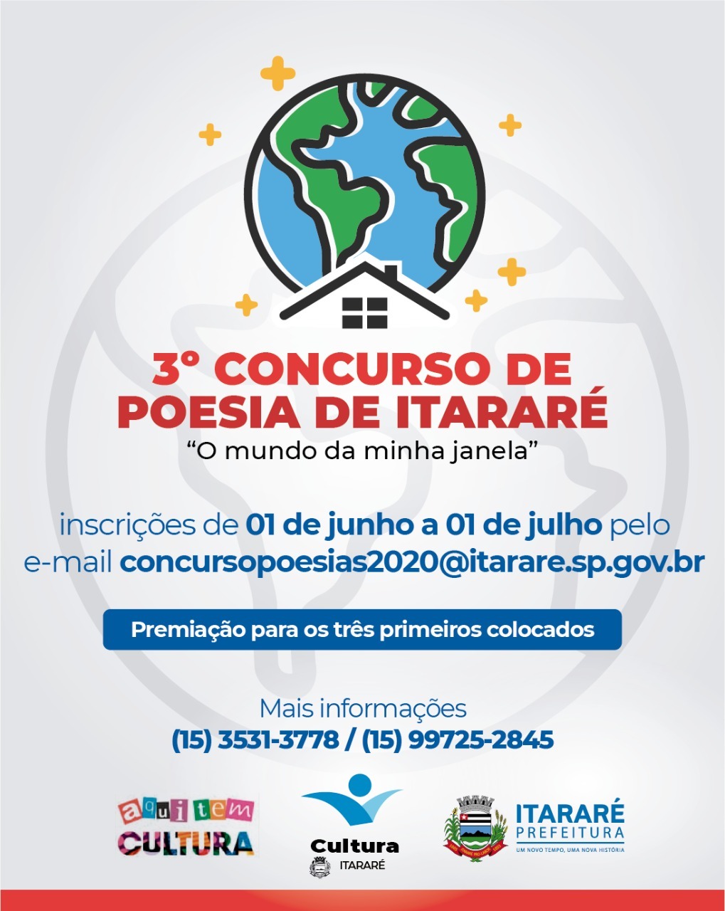 Prefeitura de Itararé (SP) divulga edital para o 3º Concurso de Poesia entre estudantes