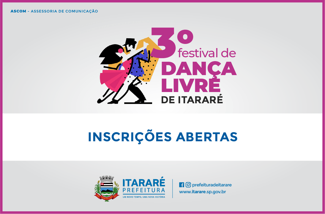 III Concurso de Dança Livre de Itararé (SP) e Região acontecerá de forma on-line