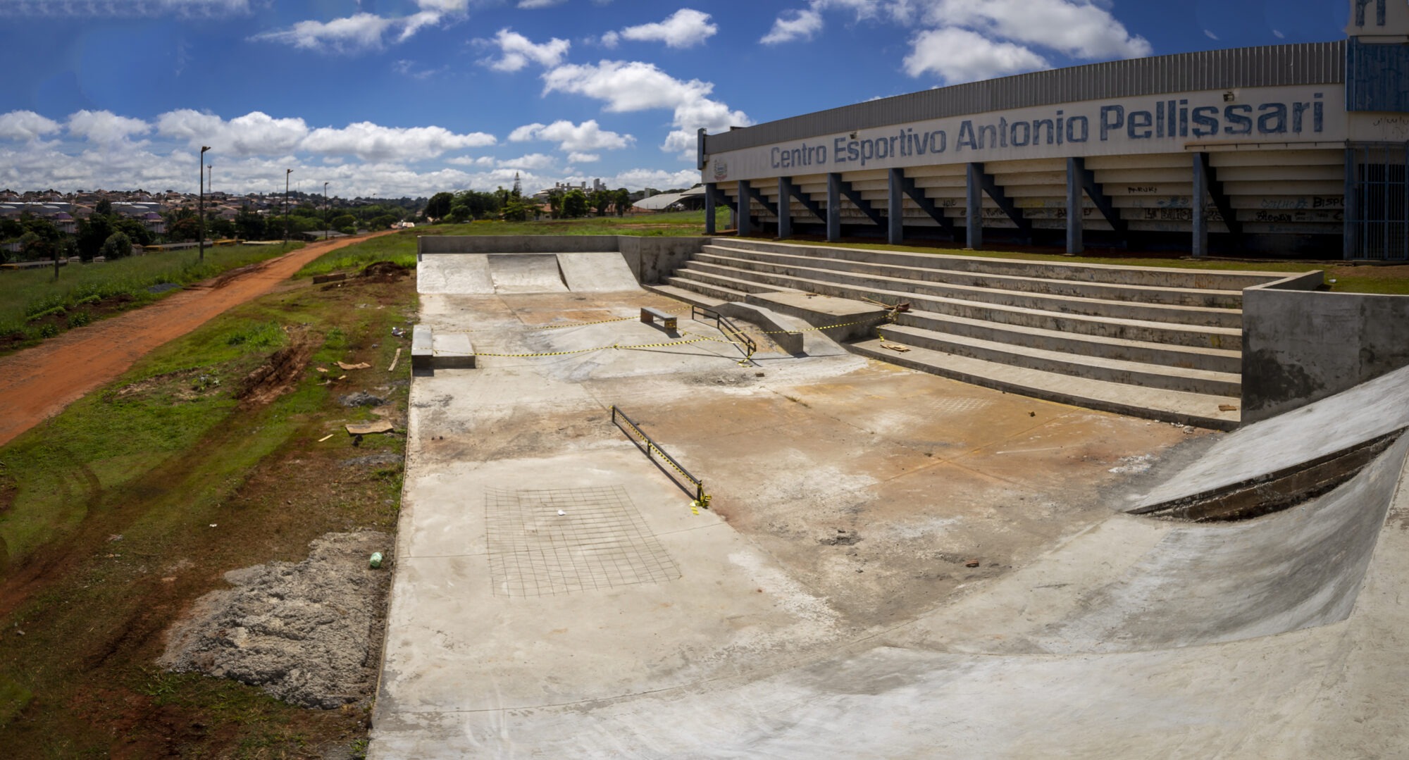 Prefeitura de Itararé (SP) dá continuidade às obras da pista de skate