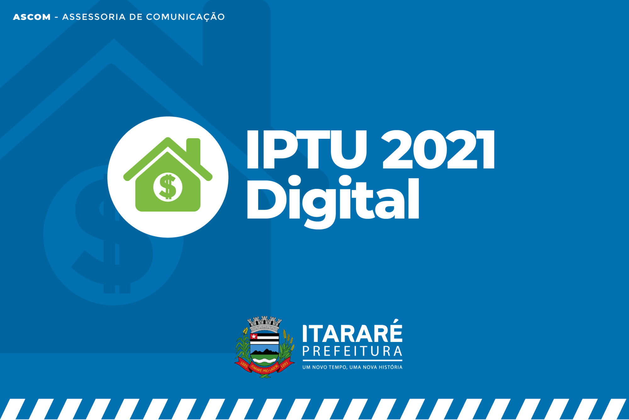 IPTU 2021 Digital: Prefeitura de Itararé (SP) disponibiliza carnê on-line e oferece maior comodidade aos contribuintes