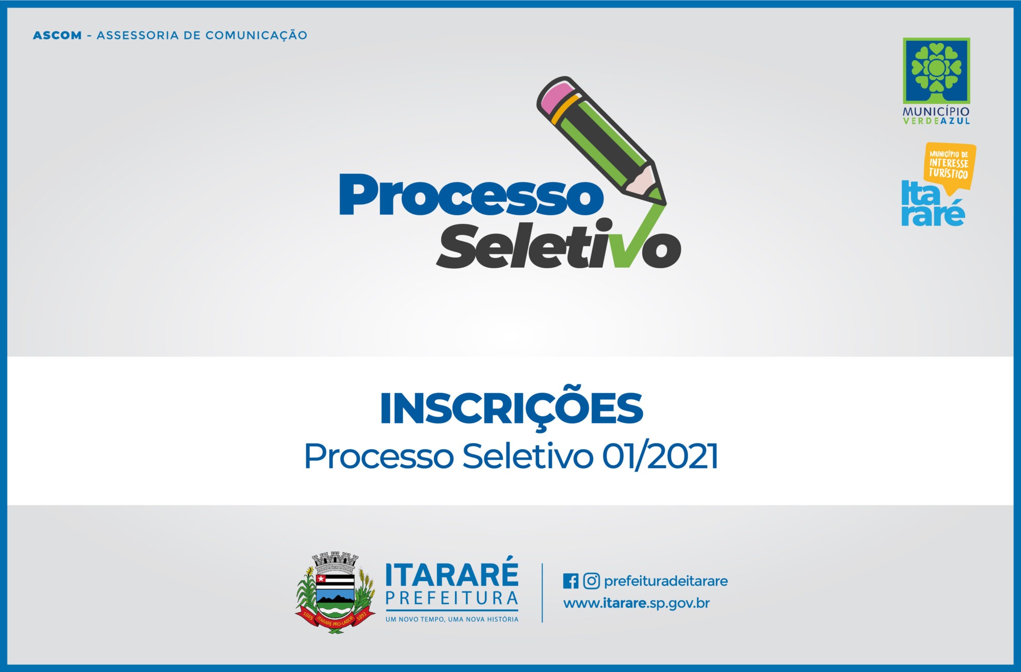 Prefeitura de Itararé (SP) abre inscrições para Processo Seletivo para estagiários