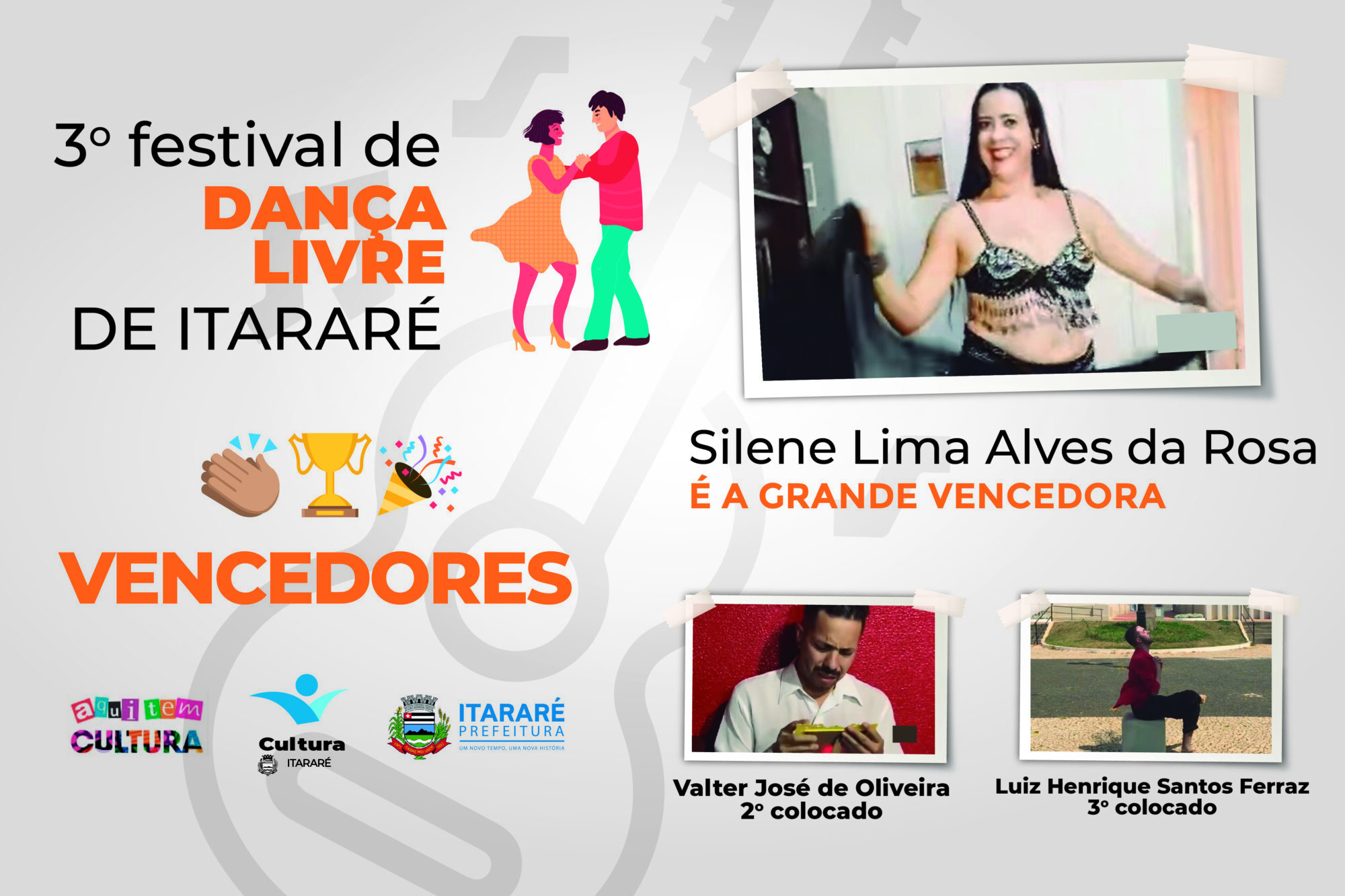 Silene da Rosa é a grande vencedora do III Festival de Dança Livre de Itararé (SP) – Edição On-line