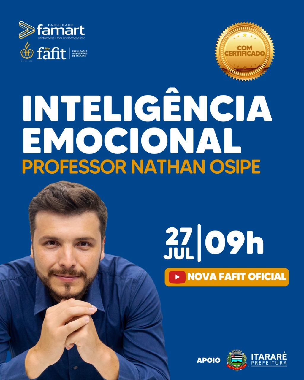 Educação de Itararé (SP) realiza capacitação sobre inteligência emocional