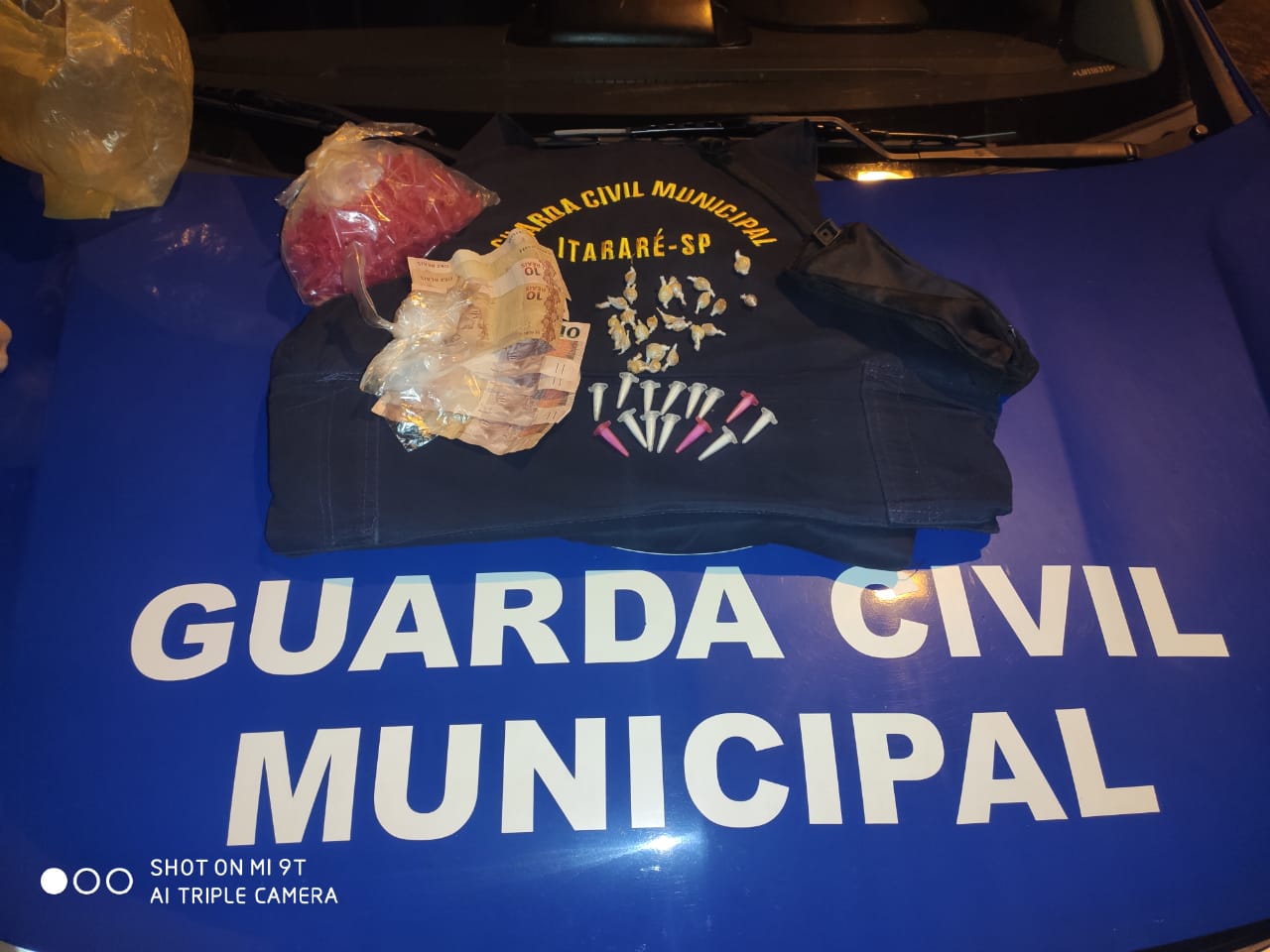 GCM de Itararé (SP) flagra comércio de entorpecentes na Vila Novo Horizonte