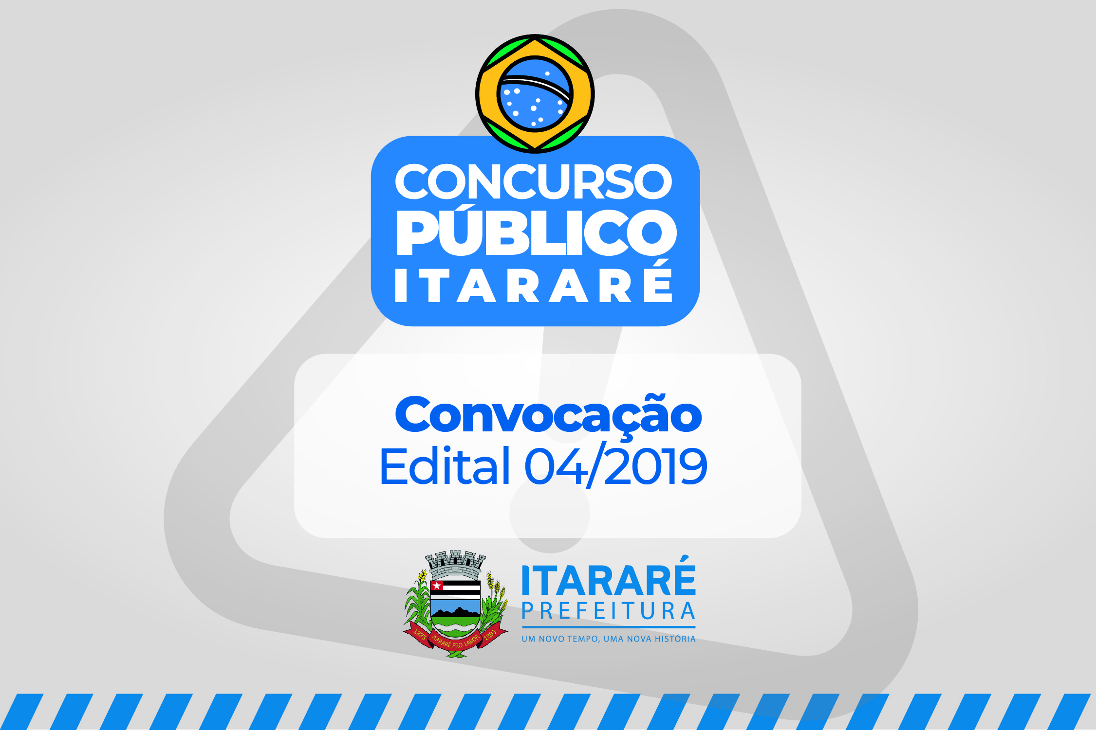 Prefeitura de Itararé (SP) divulga convocação para Concurso Público 04/2019