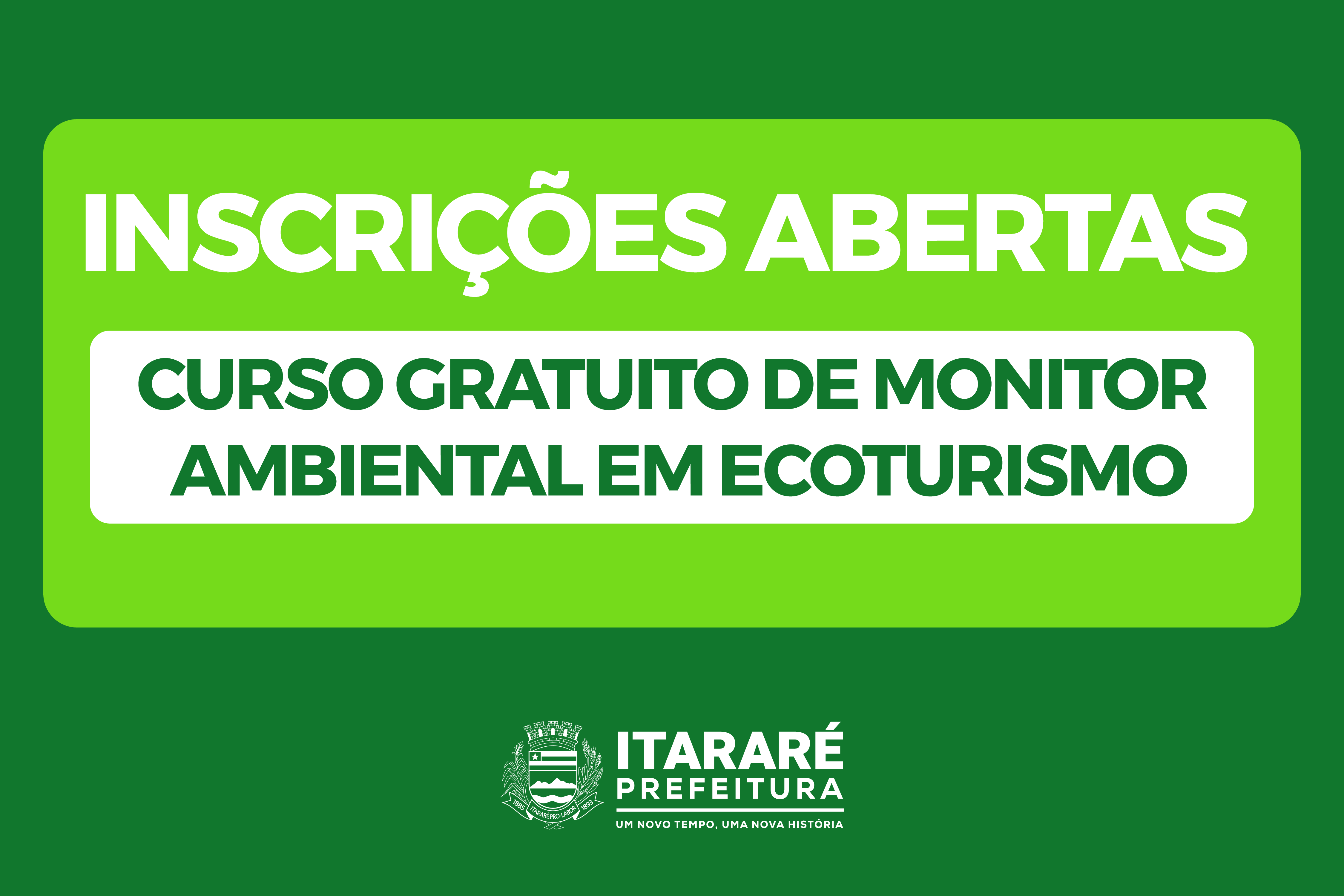 Em Itararé (SP), estão abertas as inscrições gratuitas para Monitores Ambientais em Ecoturismo