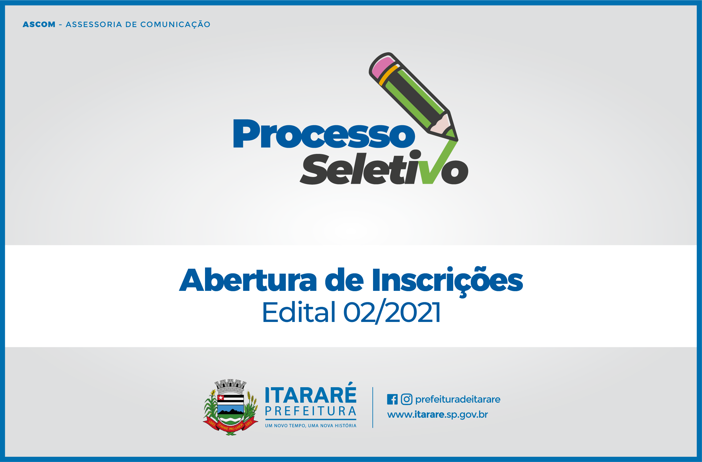 Prefeitura de Itararé (SP) divulga edital para cadastro reserva de estagiários