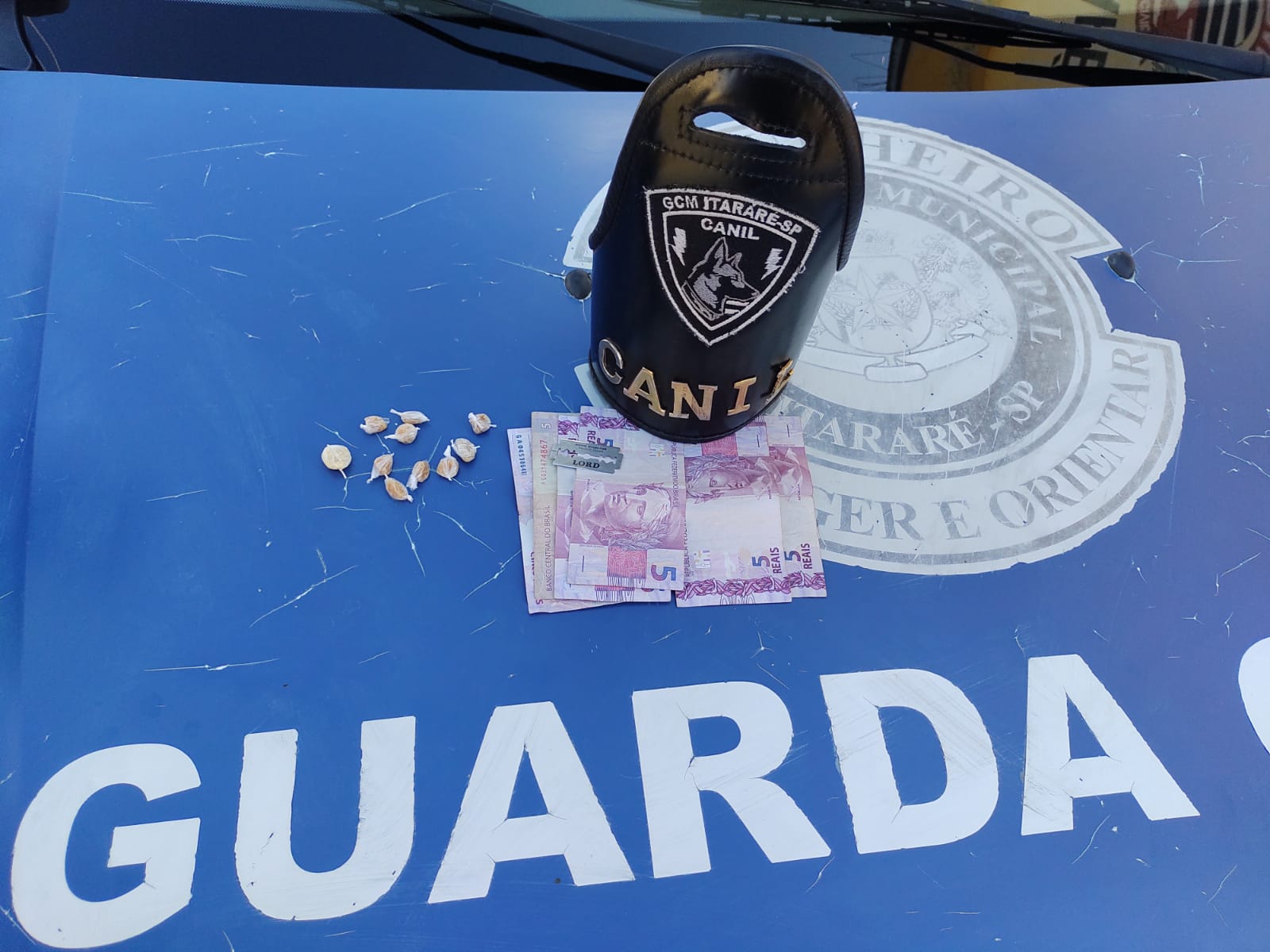 GCM de Itararé (SP) prende homem em flagrante por tráfico de drogas