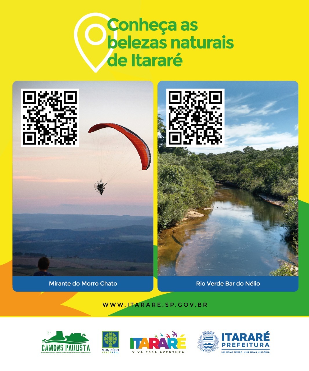 Prefeitura de Itararé (SP) lança novas placas de identificação do Turismo