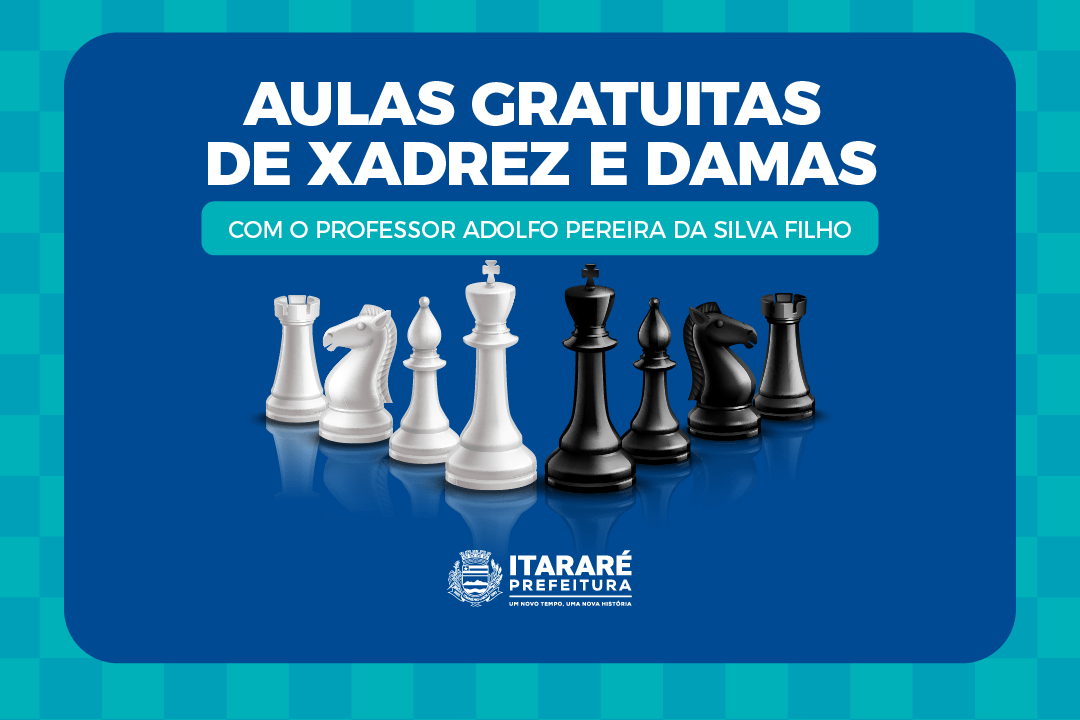 Coordenadoria Municipal de Esportes de Itararé (SP) oferece aulas gratuitas de Xadrez e Damas
