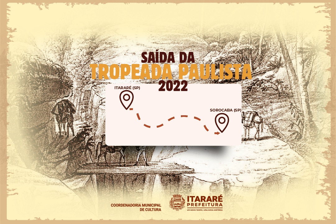 Tropeada Paulista 2022: Tropeiros partem de Itararé (SP) à Sorocaba (SP) neste sábado (21)