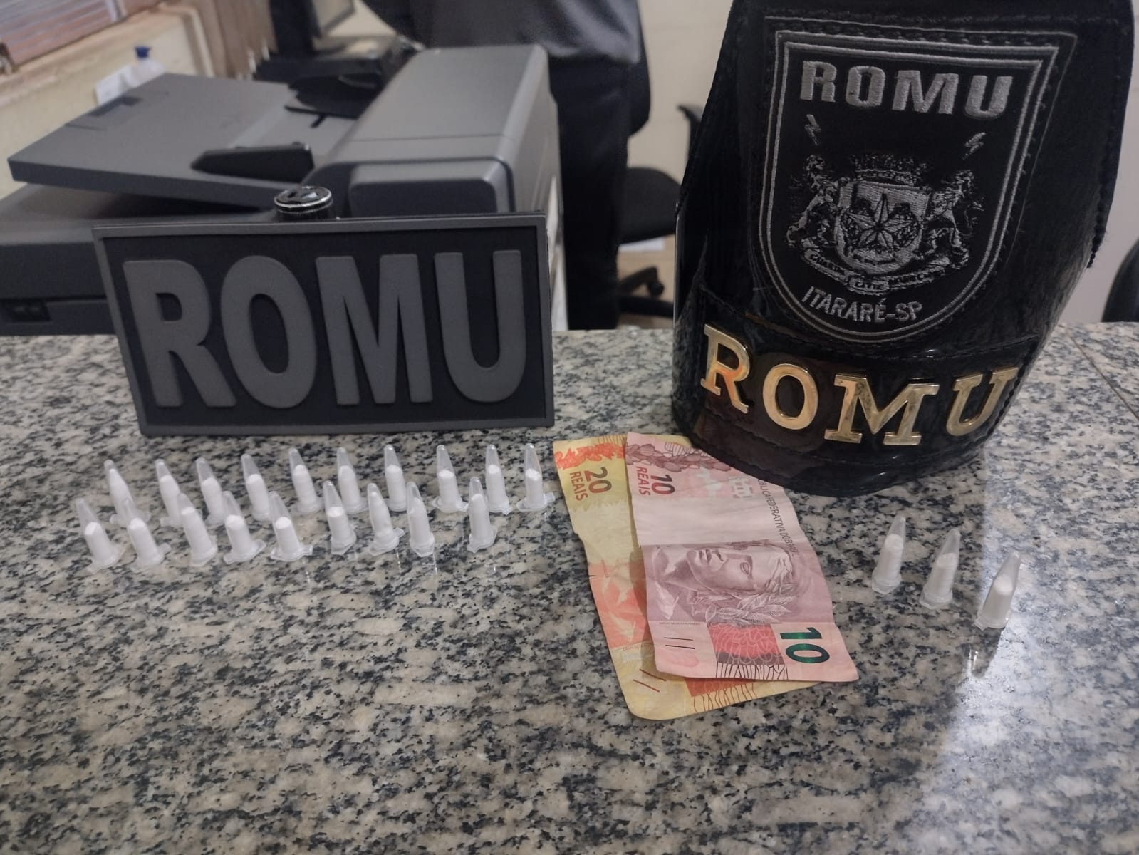 ROMU de Itararé (SP) prende indivíduo por tráfico de drogas