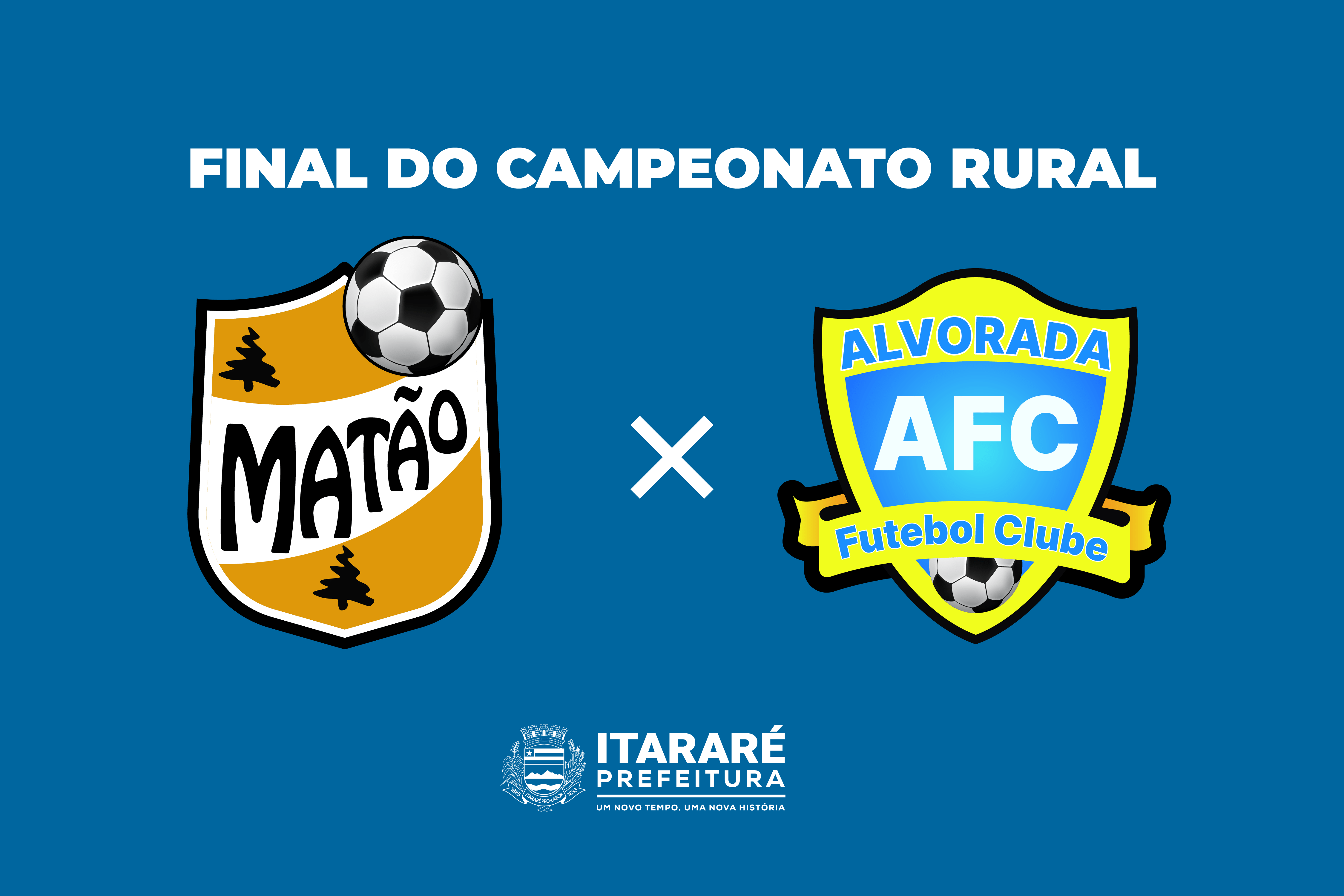 Alvorada Pinheirão e Matão Livre disputam o título do Campeonato Rural de Futebol de Itararé (SP) 2022