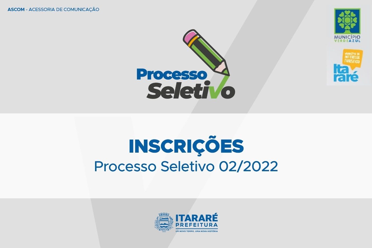 Em Itararé (SP), inscrições de processo seletivo para estagiários podem ser feitas a partir de quarta-feira (07)
