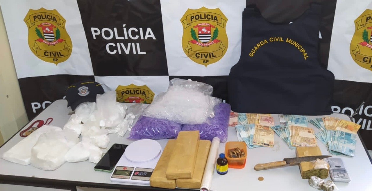 Polícia Civil e GCM de Itararé (SP) prendem dois indivíduos por tráfico de drogas