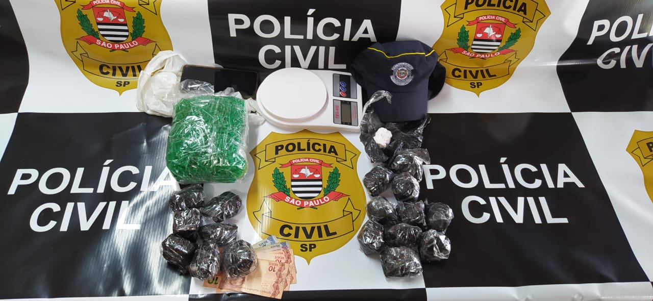 Polícia Civil de Itararé (SP), com apoio da GCM, prende dois indivíduos em flagrante e mais de um quilo de droga
