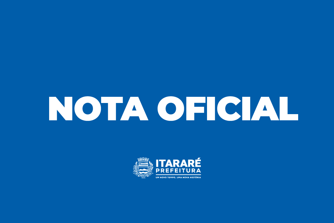 Nota oficial: Prefeitura de Itararé esclarece sobre desacordo com a organização da Festa do Peão