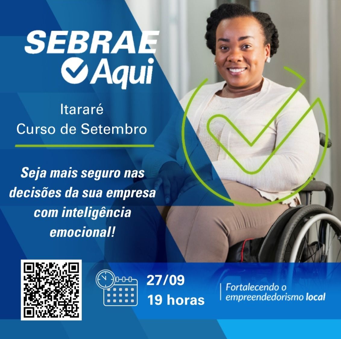 Em parceria com Sebrae e Associação Comercial, Prefeitura de Itararé (SP) disponibiliza curso gratuito sobre segurança nas decisões da sua empresa com inteligência emocional