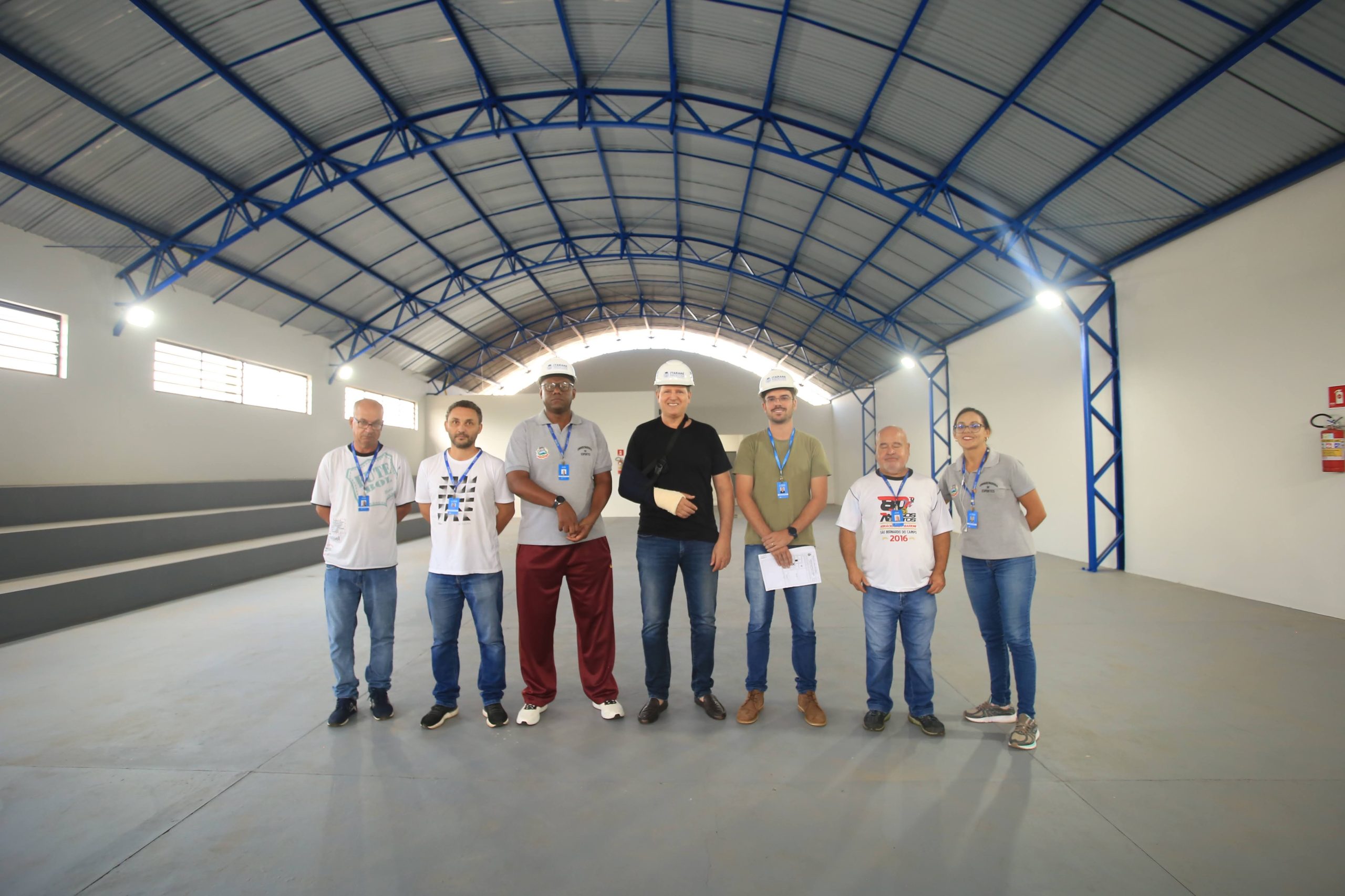 Prefeitura de Itararé (SP) dá continuidade às obras da Arena de Lutas