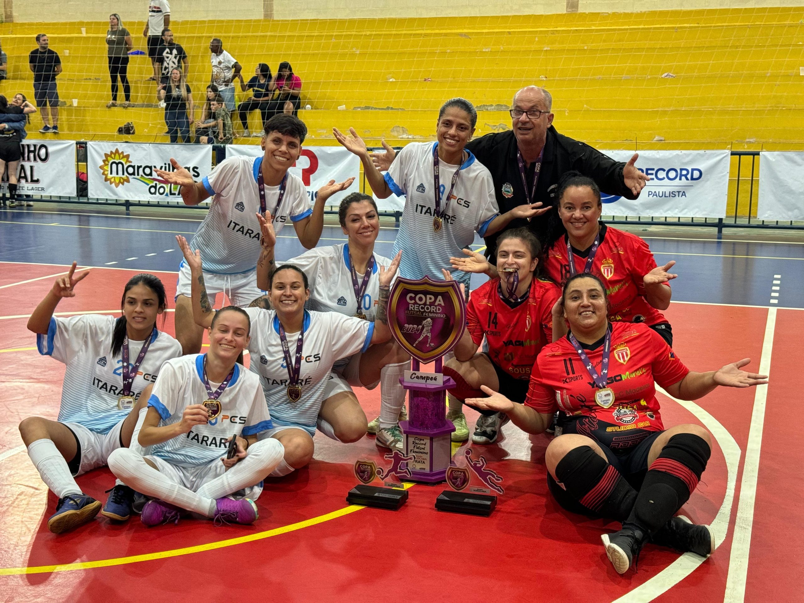 Itararé (SP) é campeã da Copa Record de Futsal Feminino